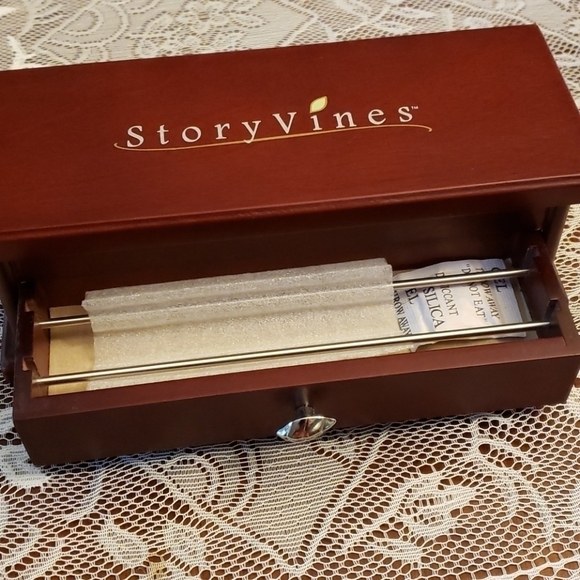 STORYVINES Wood Jewelry Box NWOT - Picture 2 of 11